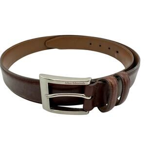 Allen Edmonds Brown Leather Belt Size 36 – Made in USA – Style 39506